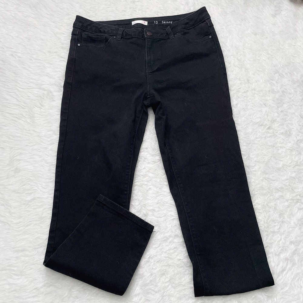 LC Lauren Conrad Black Skinny Jeans Size 12